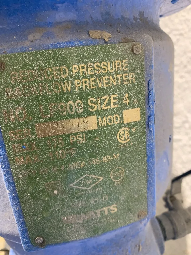 Slide of JK Backflow Testing