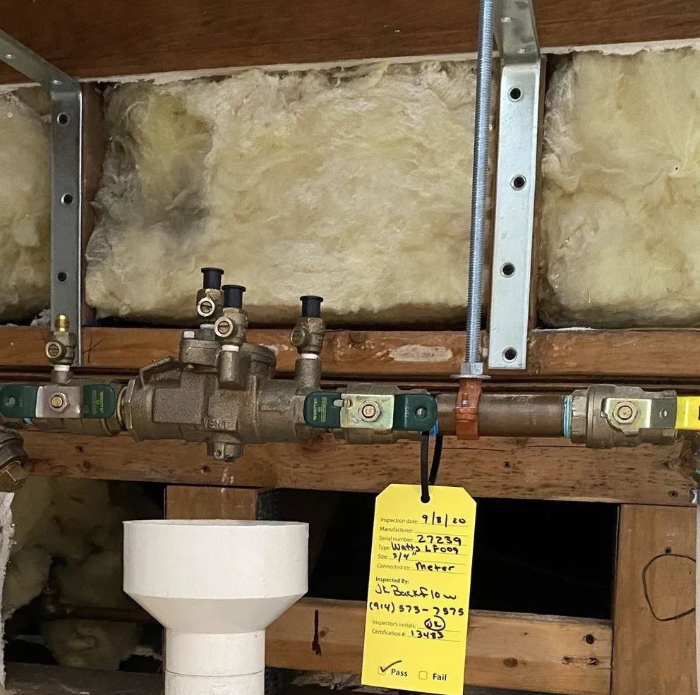 Slide of JK Backflow Testing