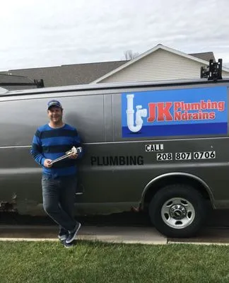 JK Plumbing N Drains Logo