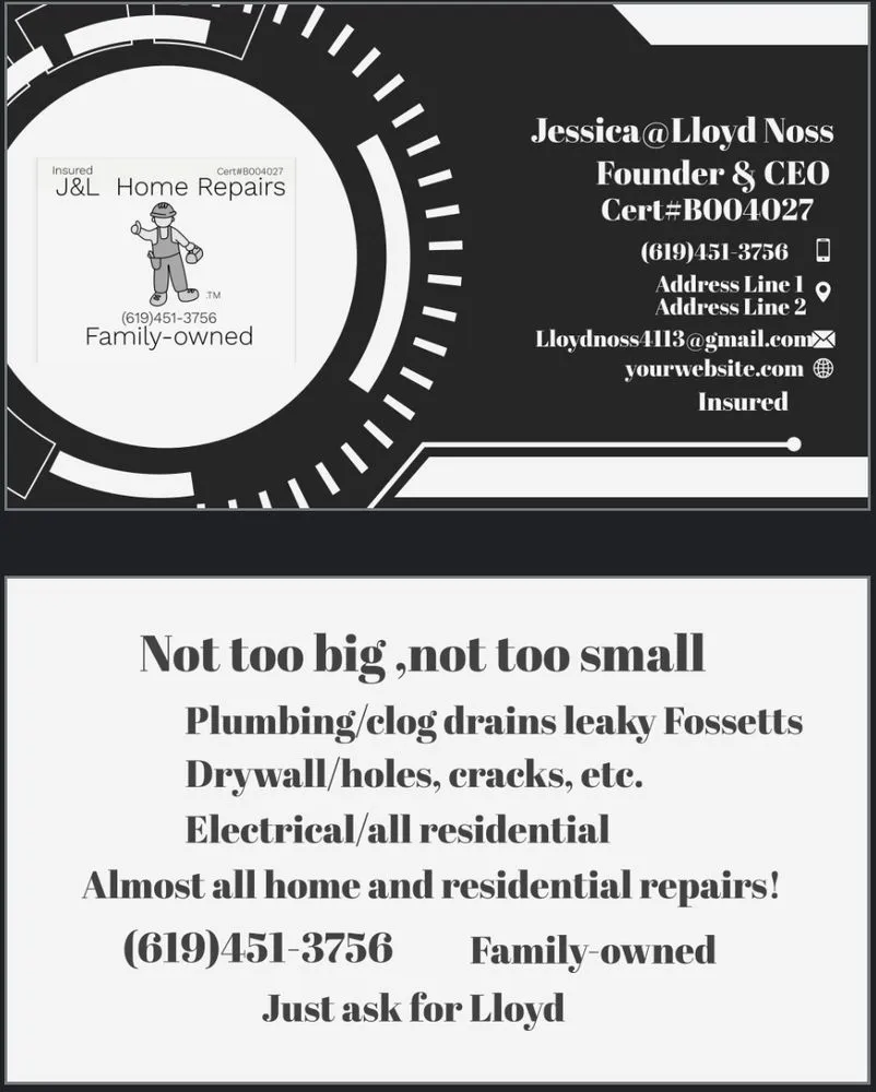 Slide of J&L home repairs