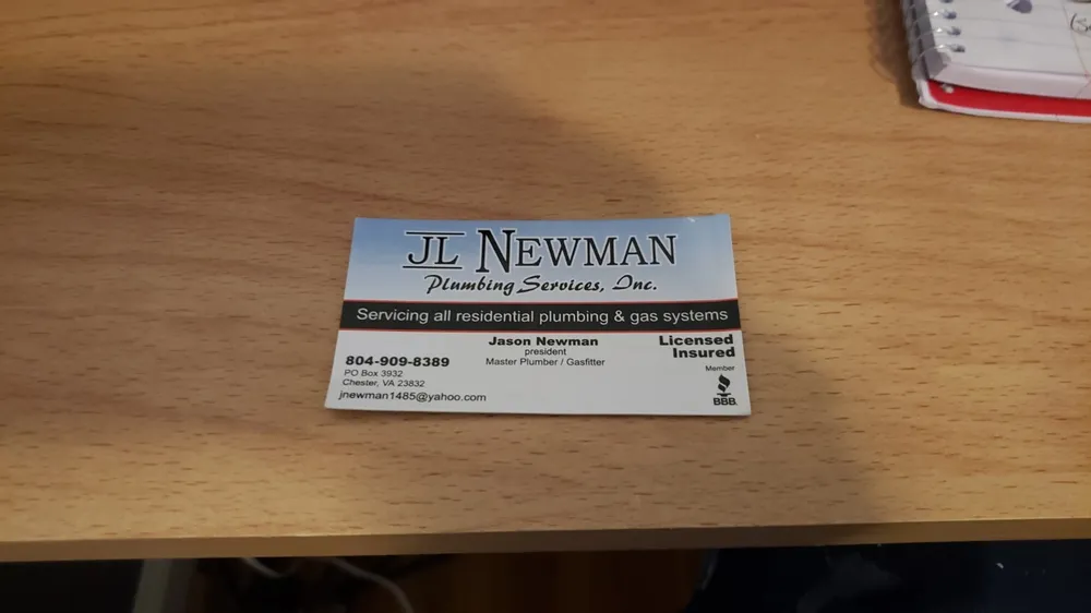 Quality plumbing repair service in Midlothian, VA - JL Newman Plumbing Services