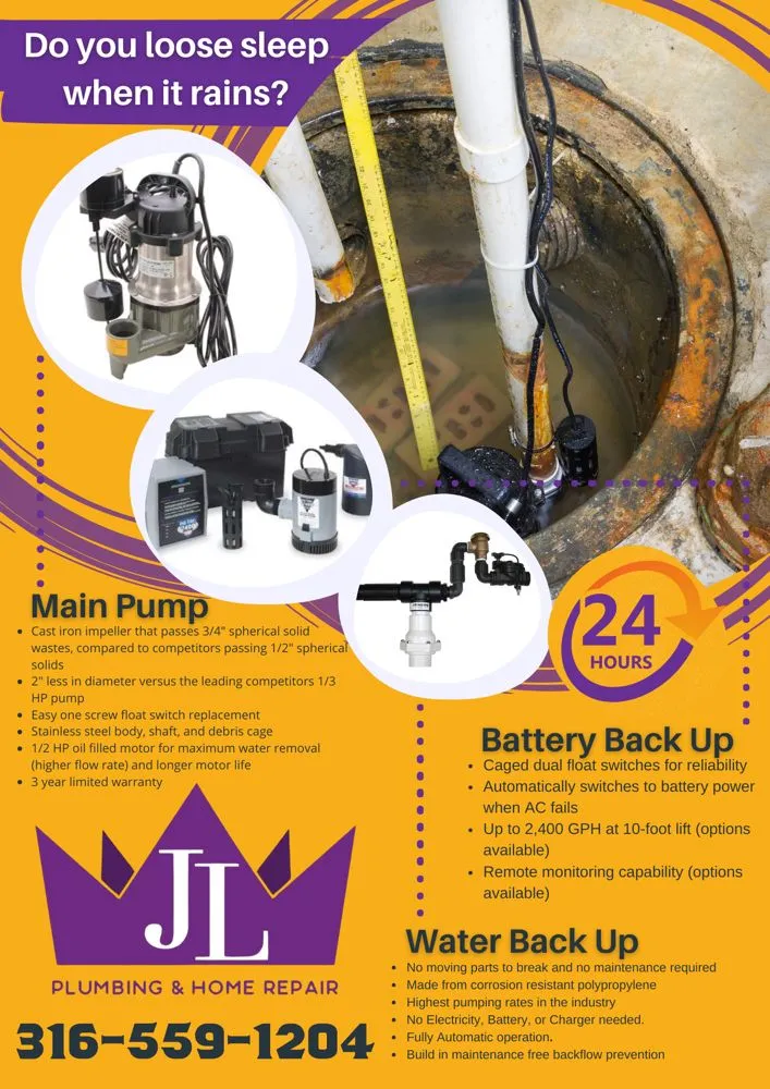 Reliable water heater service experts serving Wichita, KS - JL Plumbing & Home Repair