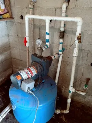 J&M Handyman, Pump and Well Logo