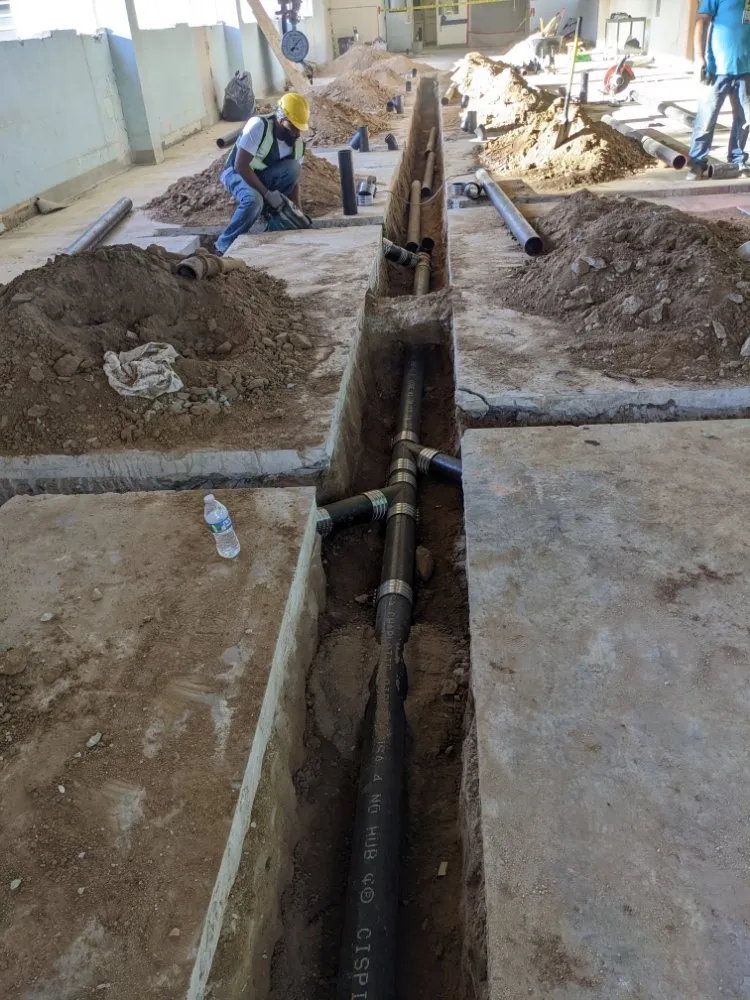 Slide of Jnp construction and plumbing