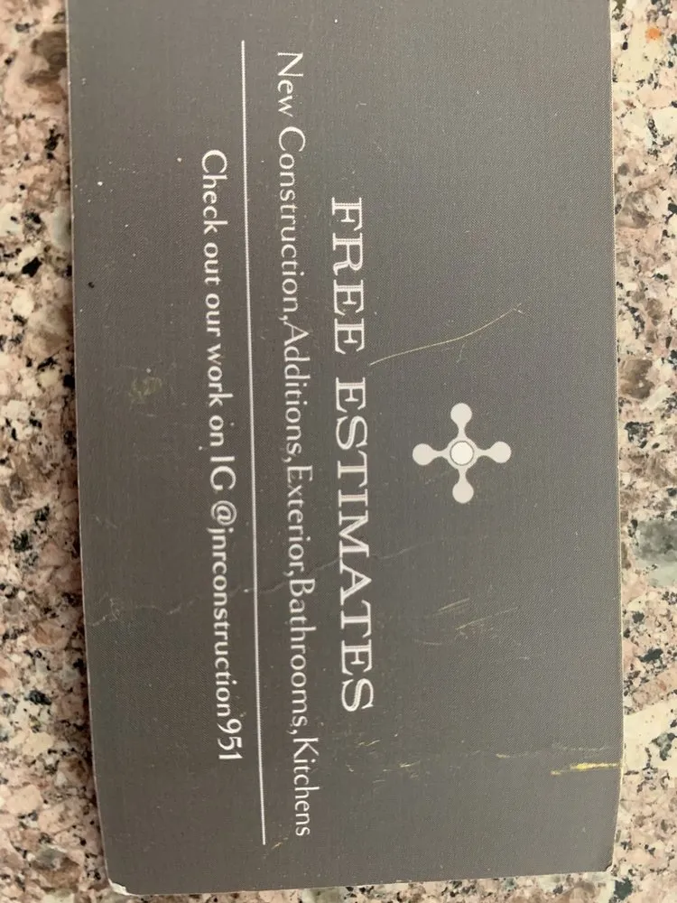 Slide of JNR Construction