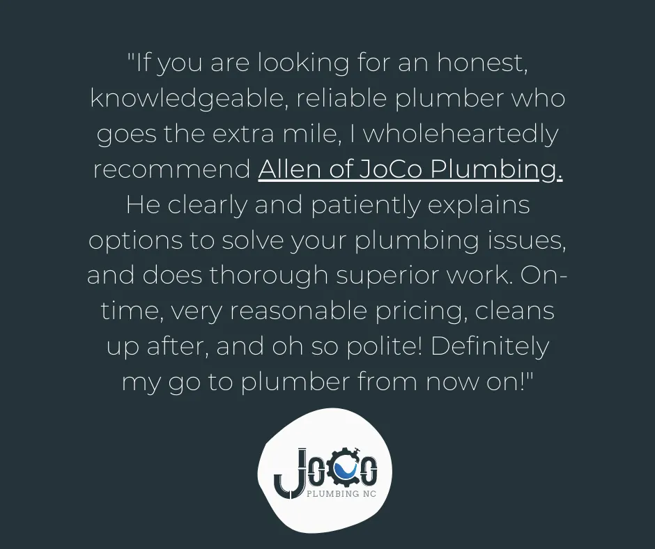 Slide of JoCo Plumbing NC