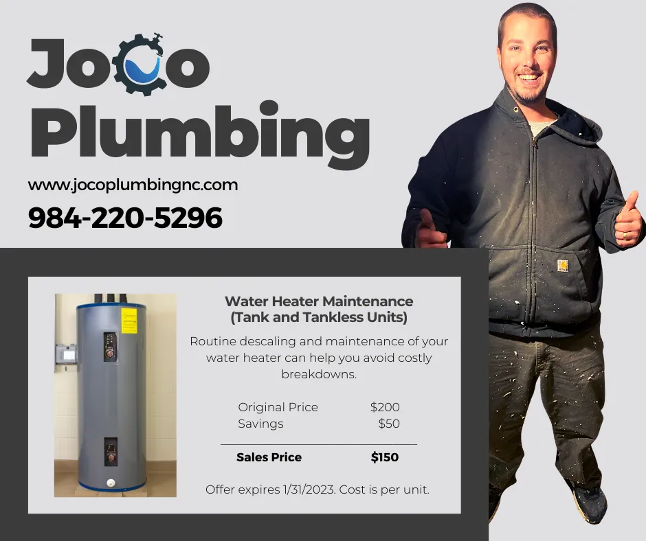 Slide of JoCo Plumbing NC