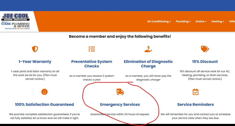 Slide of Joe Cool Home Services