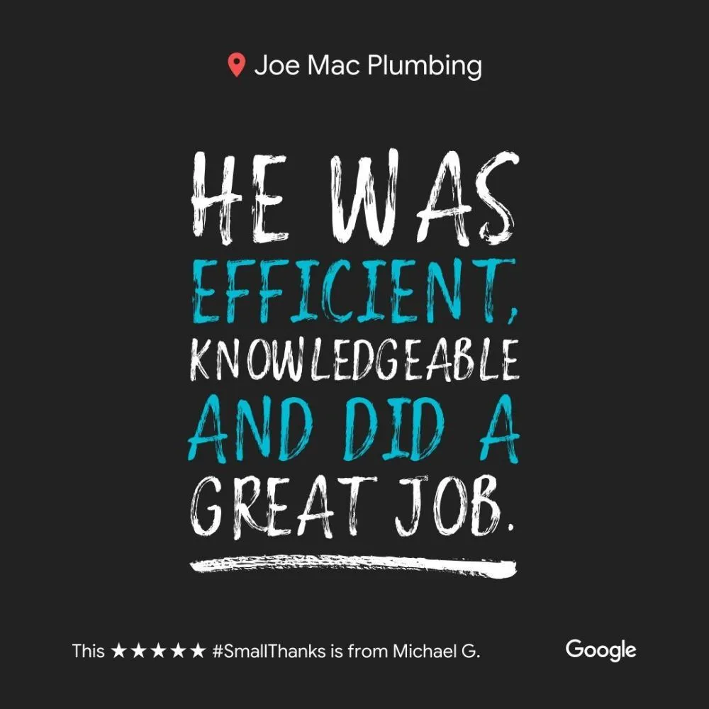 Slide of Joe Mac Plumbing
