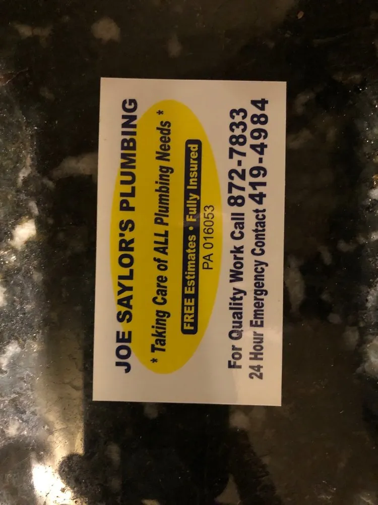 Slide of Joe Saylor's Plumbing