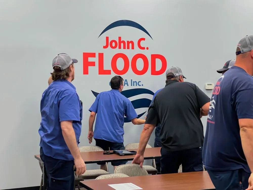 Slide of John C. Flood of VA