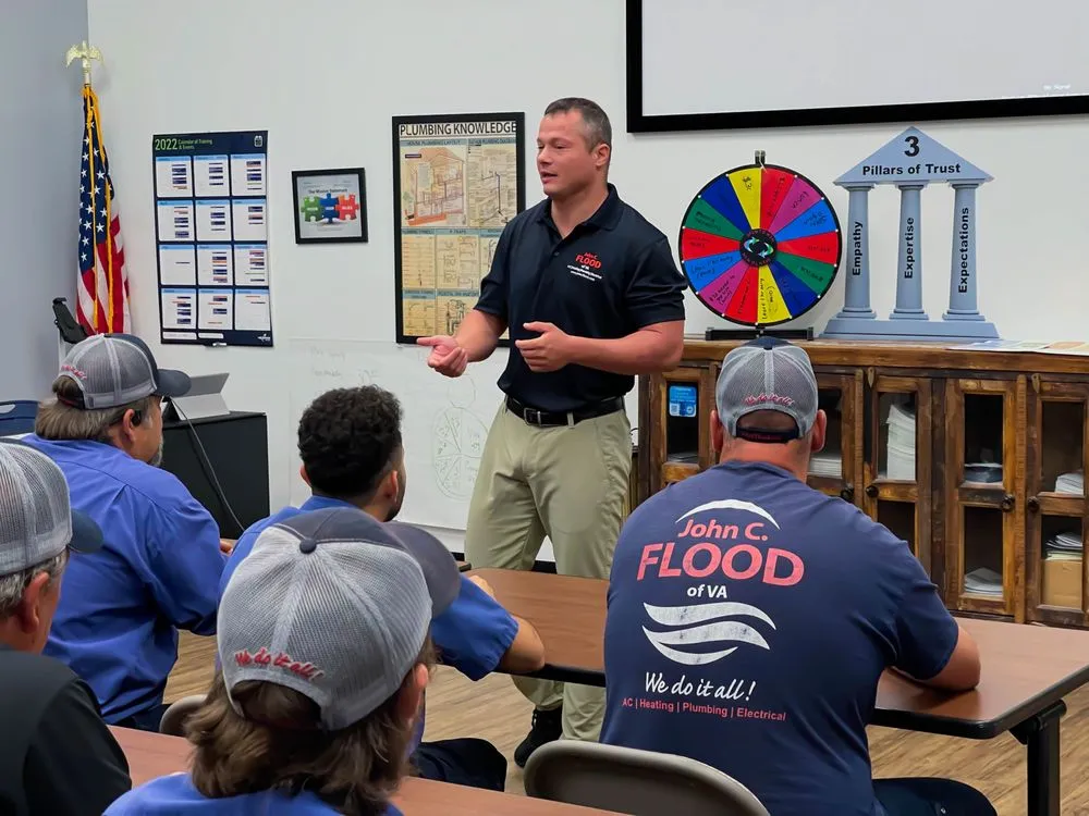 Slide of John C. Flood of VA