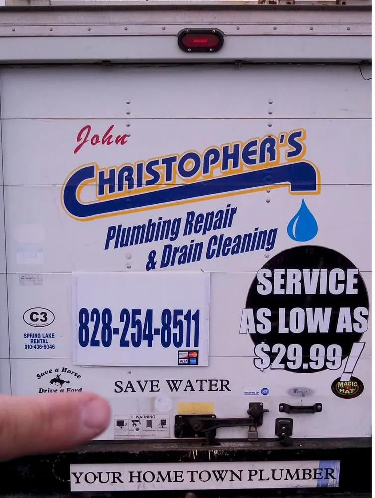 Slide of John Christopher's Plumbing