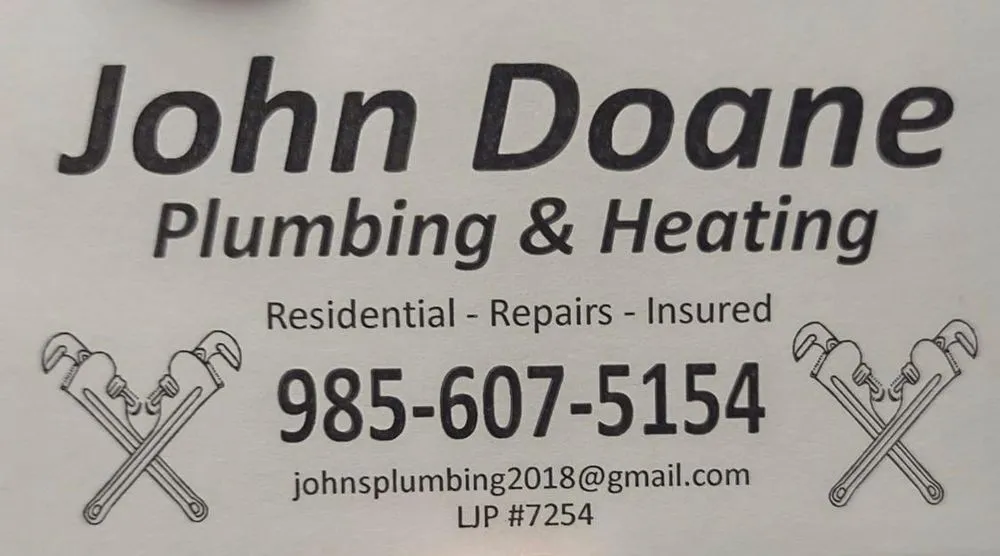 Slide of John Doane Plumbing Repairs