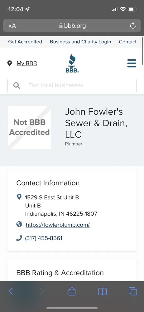 Slide of John Fowler Plumbing