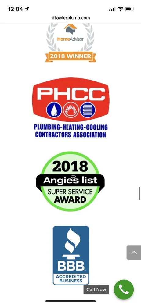 Slide of John Fowler Plumbing