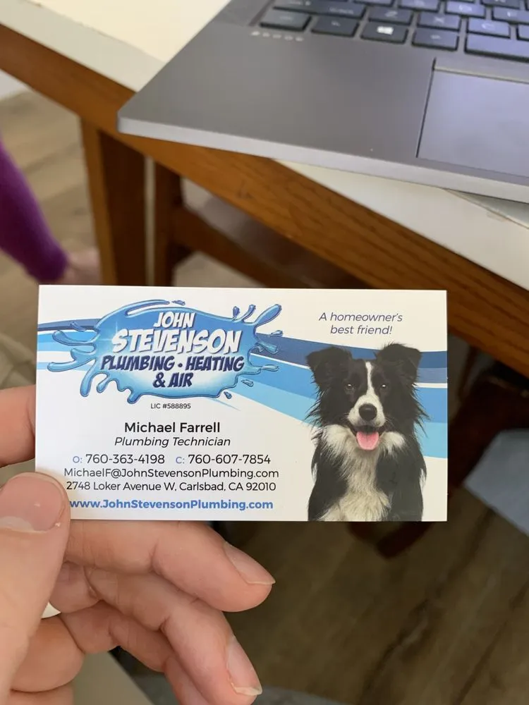 Slide of John Stevenson Plumbing, Heating & Air