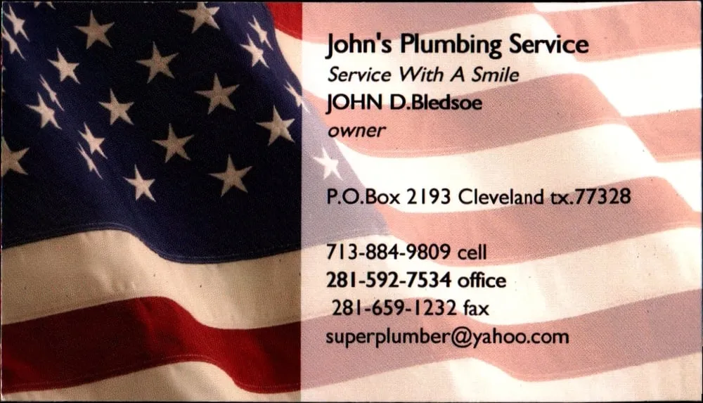 Slide of John's Plumbing Service
