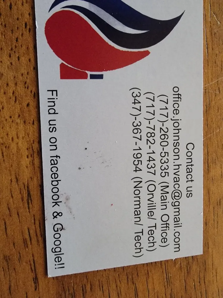 Slide of Johnson HVAC