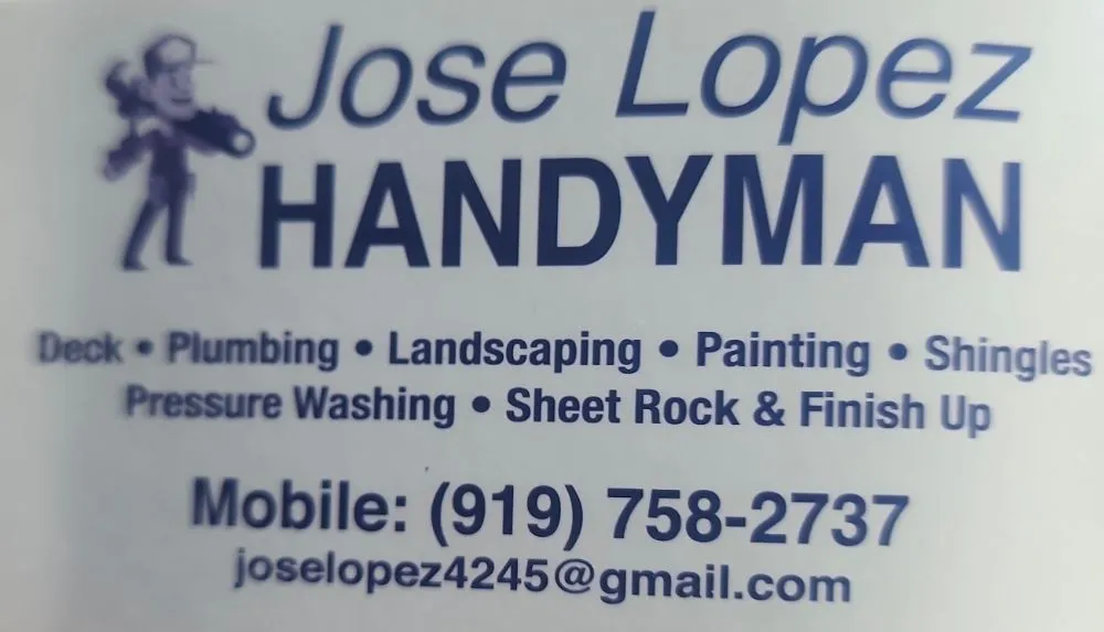Slide of Jose Lopez Handyman