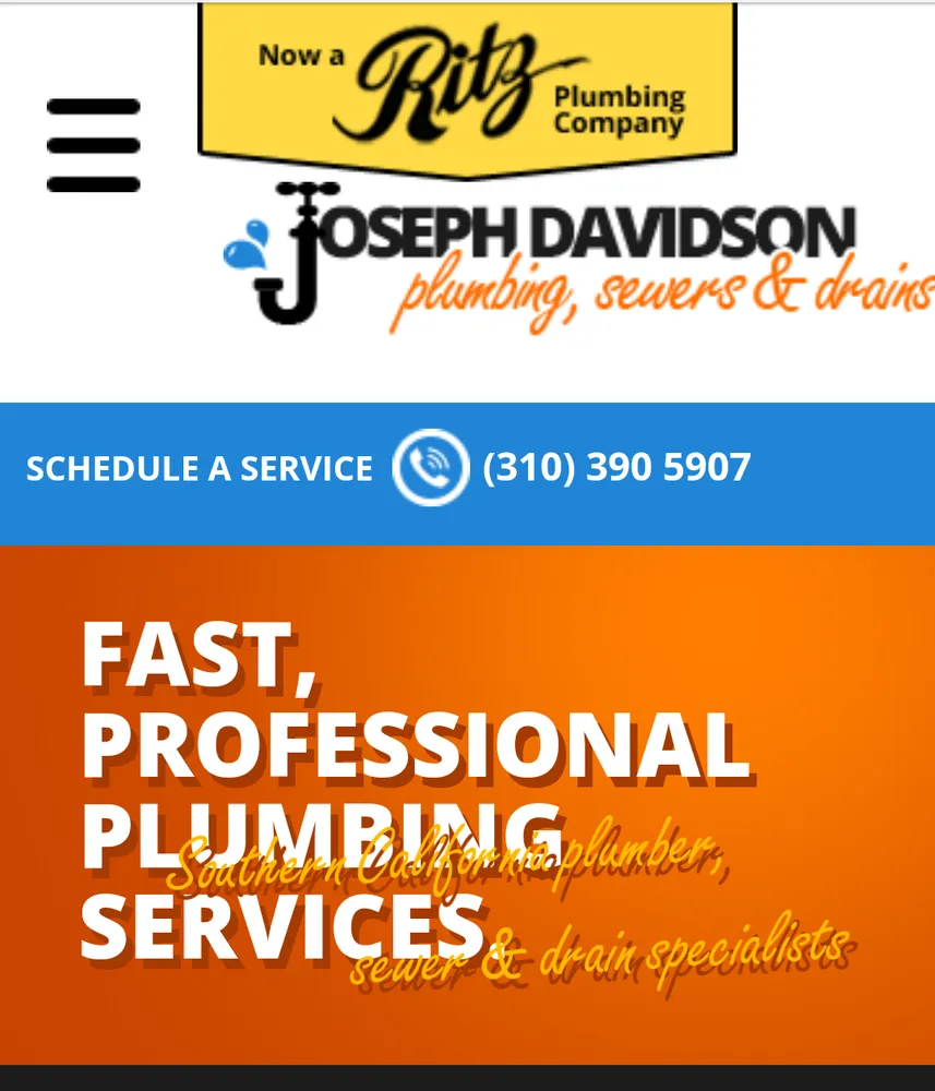 Slide of Joseph Davidson Plumbing