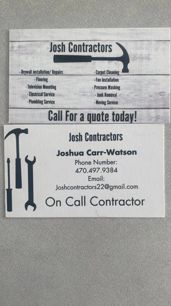 Slide of Josh Contractors