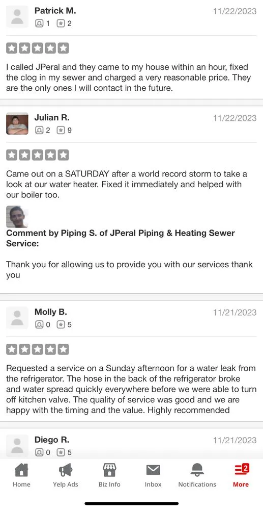 Expert drain cleaning service in Brooklyn, NY - JPeral Piping & Heating Sewer Service