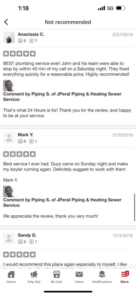 Top-rated plumbing repair service in Brooklyn, NY - JPeral Piping & Heating Sewer Service