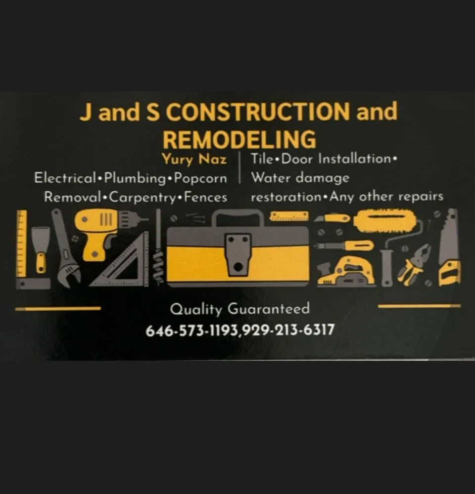 Slide of J&S Construction and Remodeling