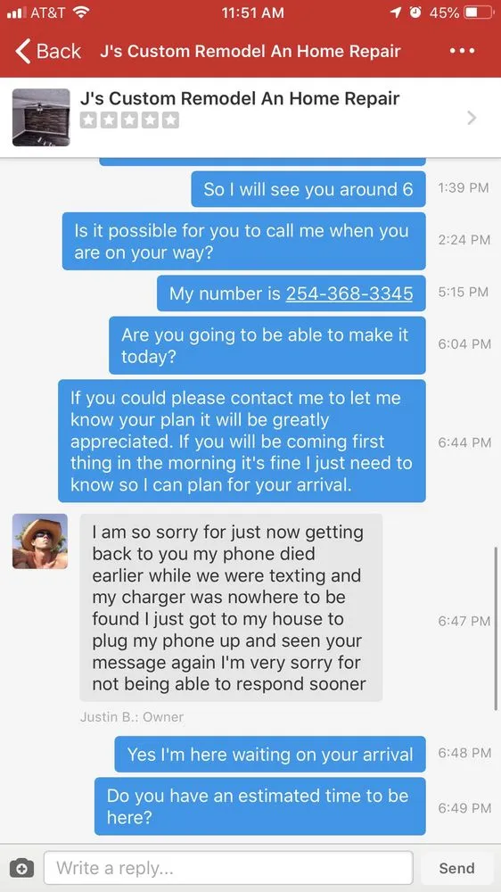 Slide of J's Custom Remodel An Home Repair