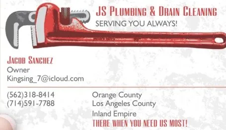 Reliable plumbing repair in Fullerton, CA by JS Plumbing & Drain Cleaning Services