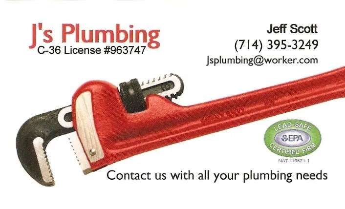 Slide of J's Plumbing