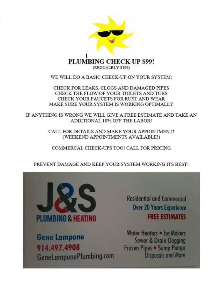 Slide of J&S Plumbing and Heating