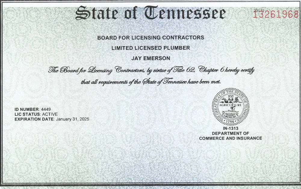 Slide of J's Plumbing Repair & Drain Cleaning