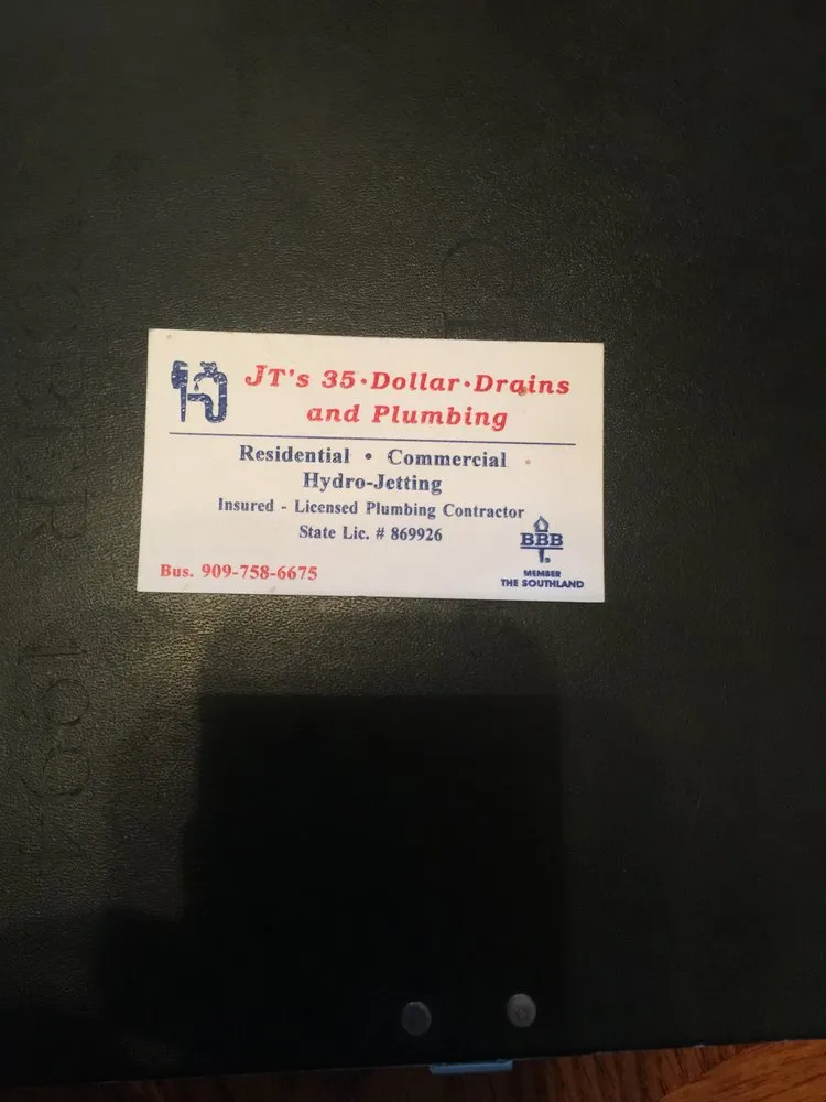 Slide of JT'S 35 Dollar Drains