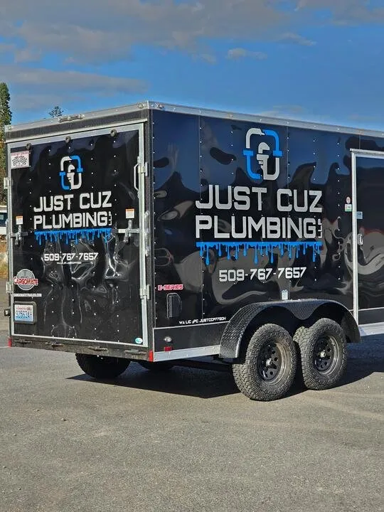 Slide of Just Cuz Plumbing