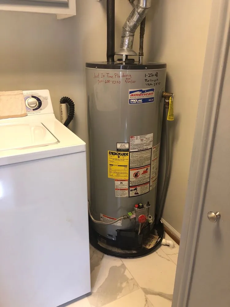 Slide of Just In Time Plumbing