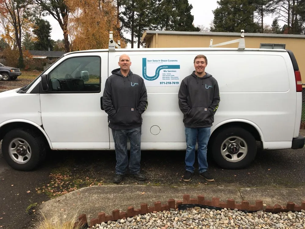 Slide of Just Send It Drain Cleaning