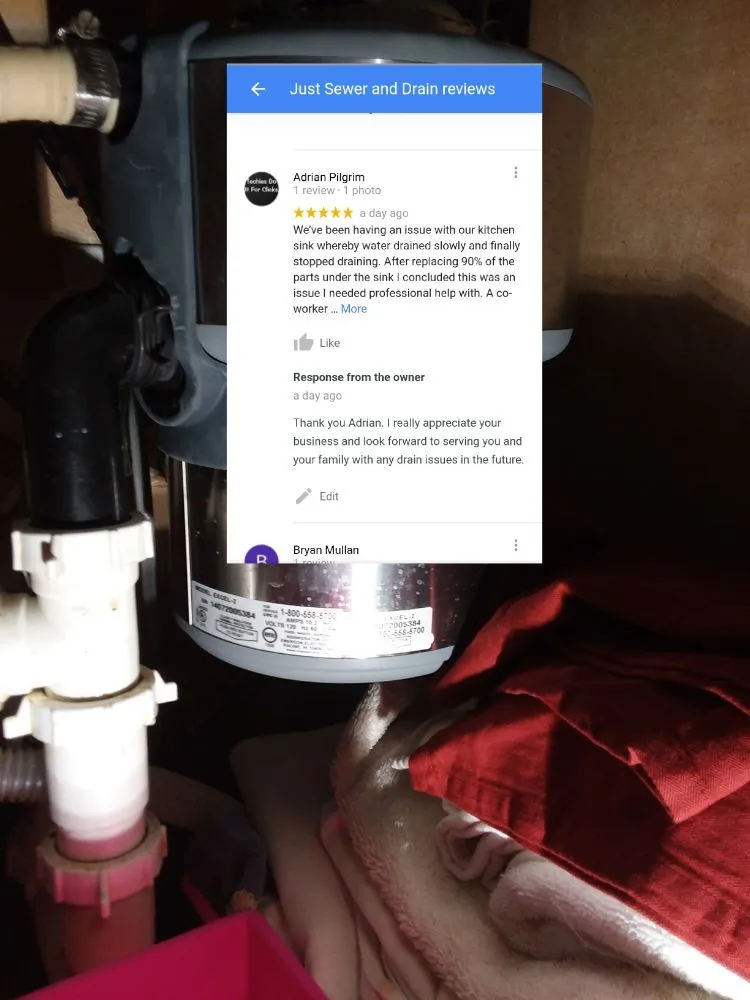 Slide of Just Sewer and Drain