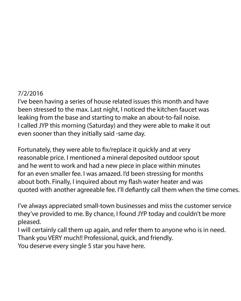 Slide of Just Your Plummer