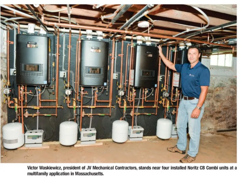 Slide of JV Mechanical Contractors