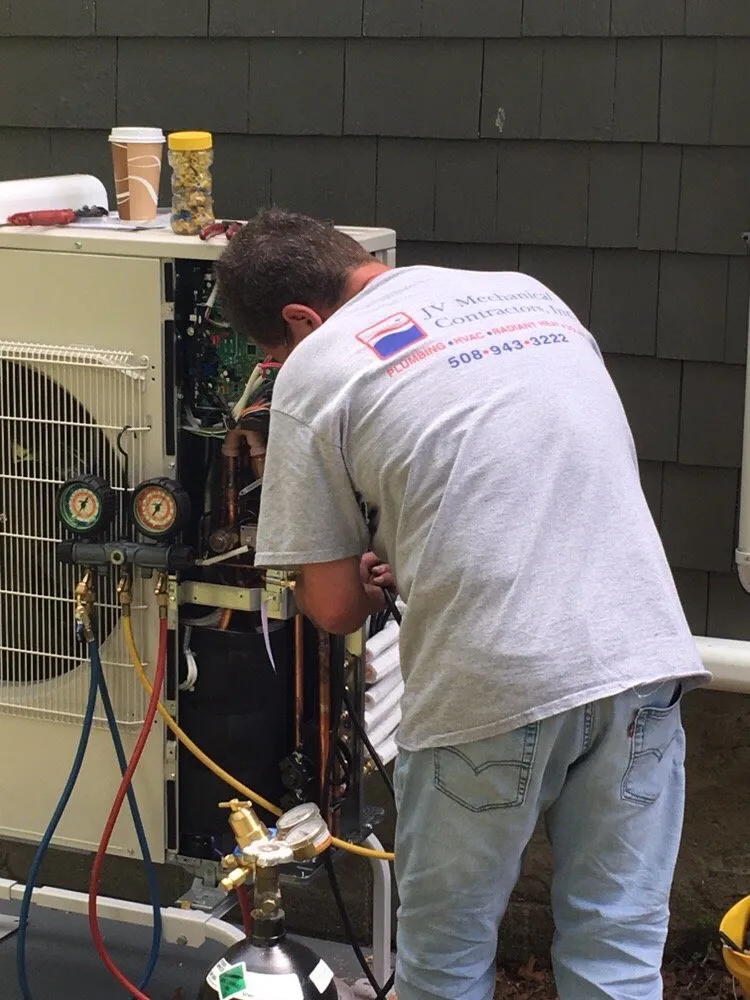 Slide of JV Mechanical Contractors