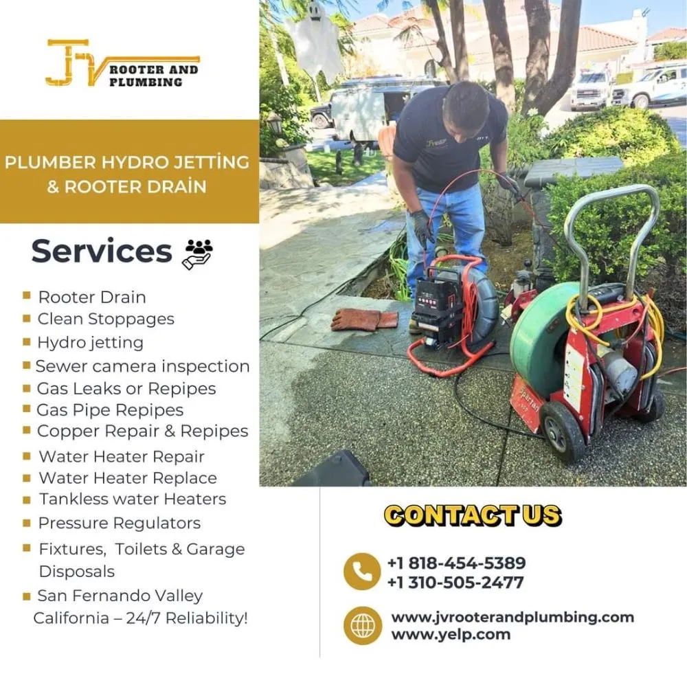 Slide of JV Rooter and Plumbing Services
