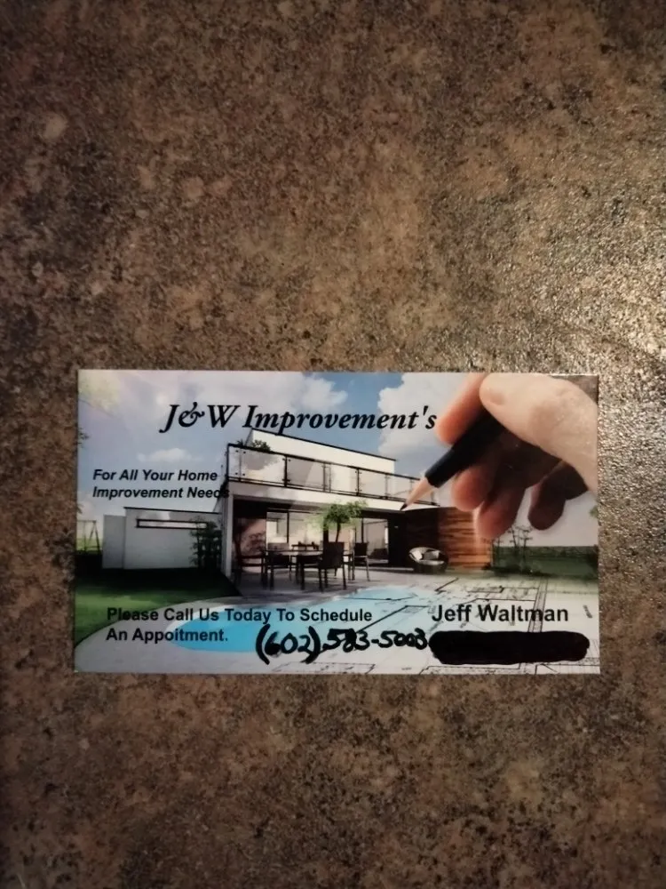 Slide of J&W Improvements