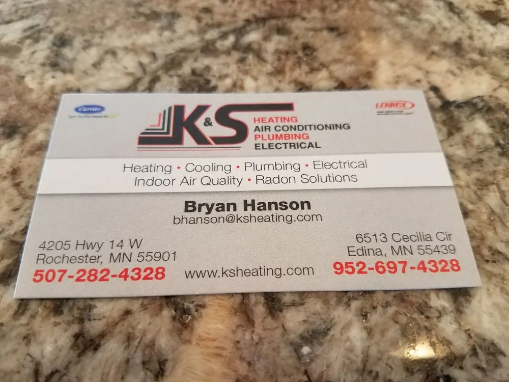 Slide of K & S Heating, Air Conditioning, Plumbing & Electrical