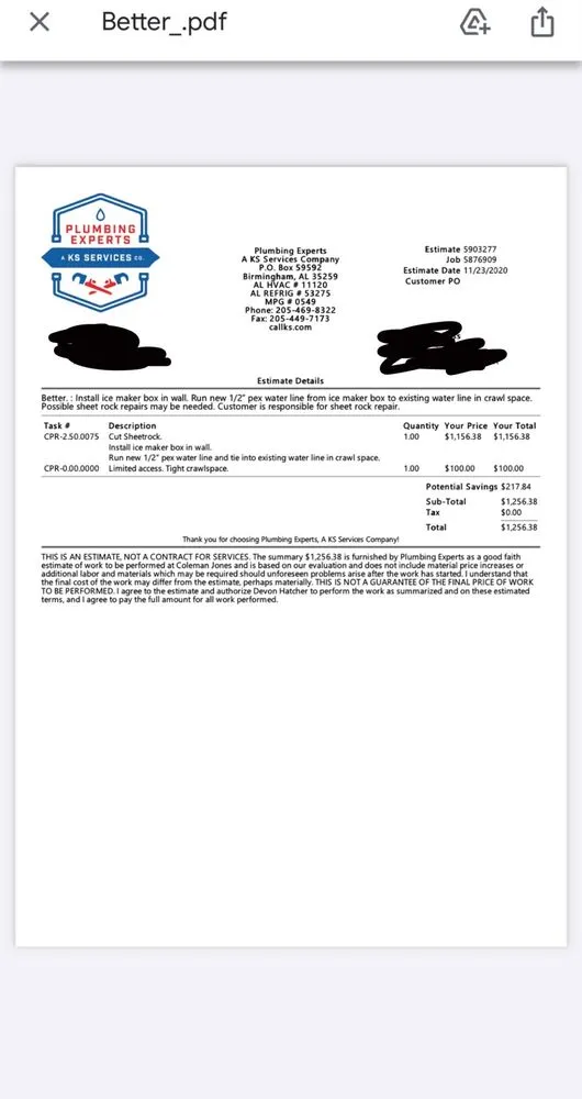 Slide of K & S Plumbing Services