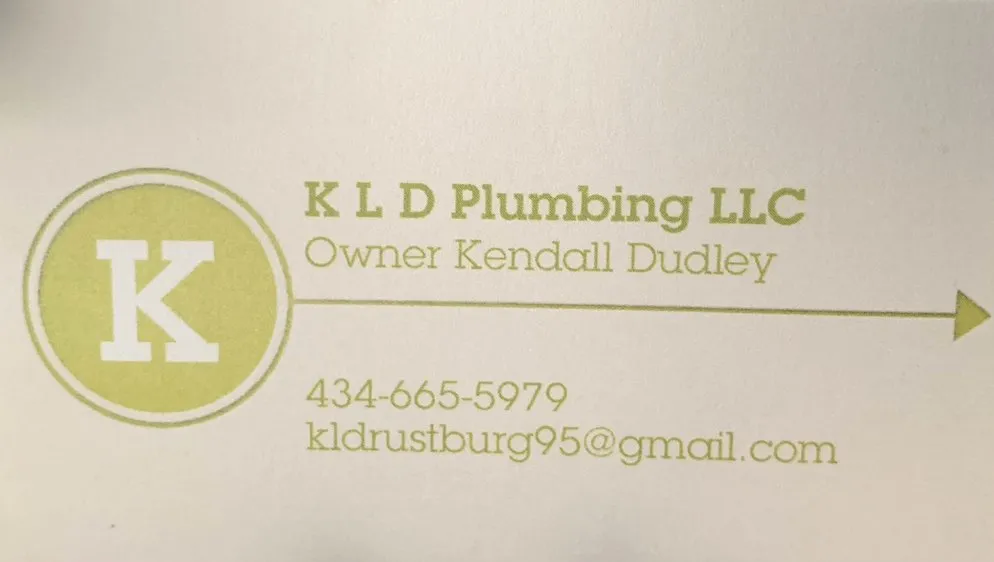 Slide of K L Dudley plumbing