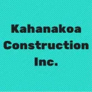 Slide of Kahanakoa Construction