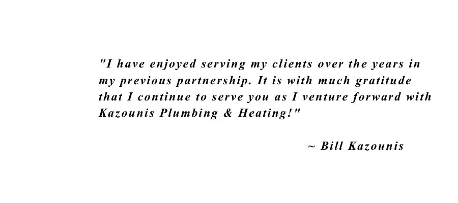 Slide of Kazounis Plumbing & Heating
