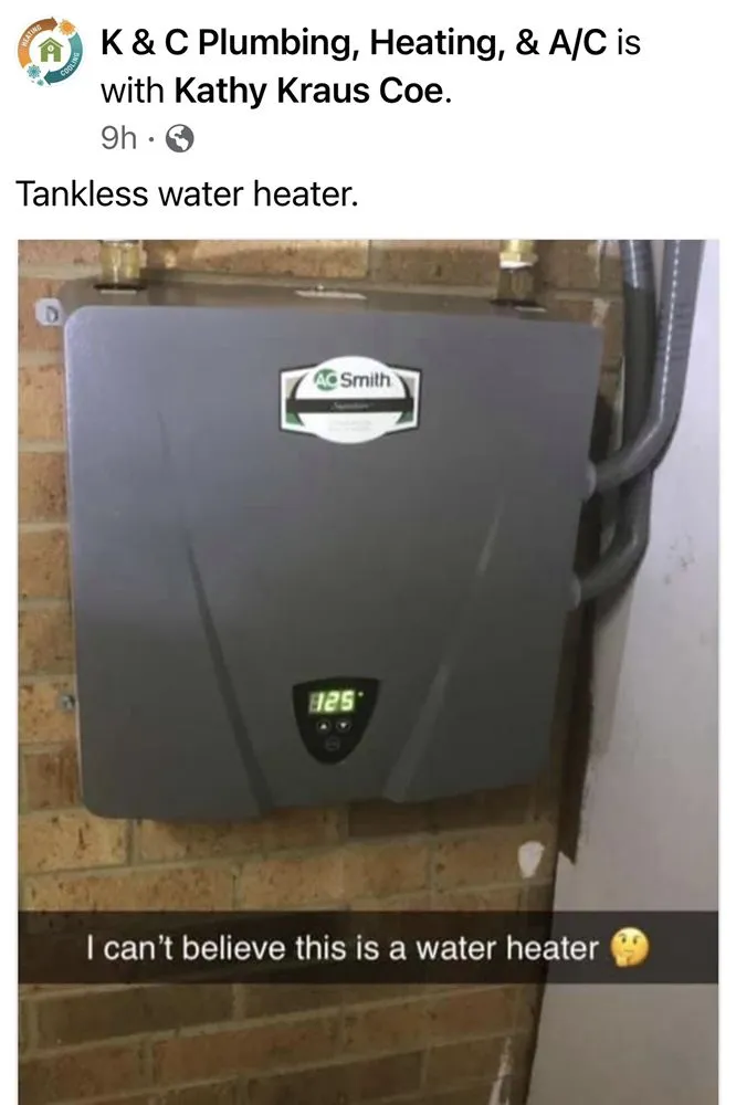 Slide of KC Plumbing Heating & A/C